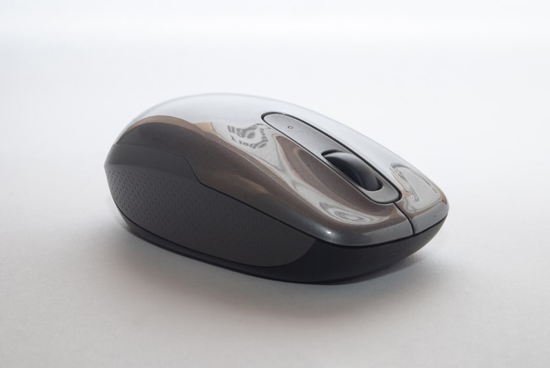 Computer mouse on desk