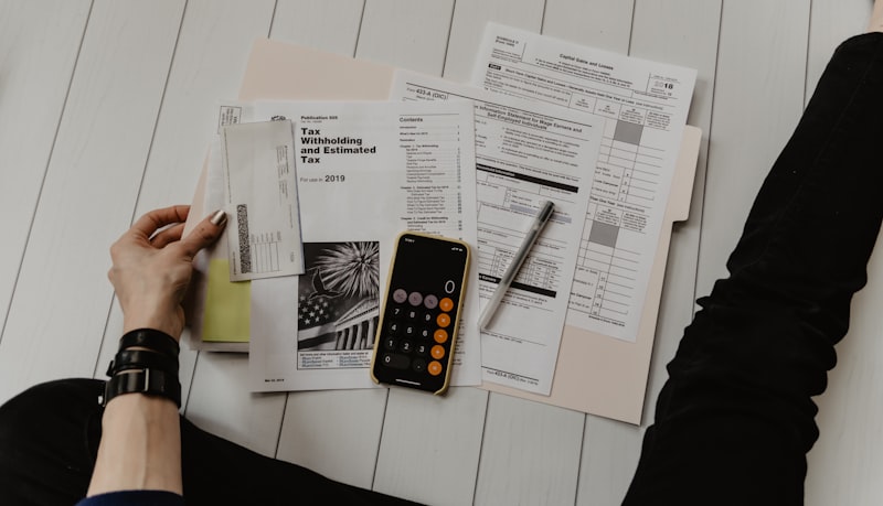 Home office tax documents